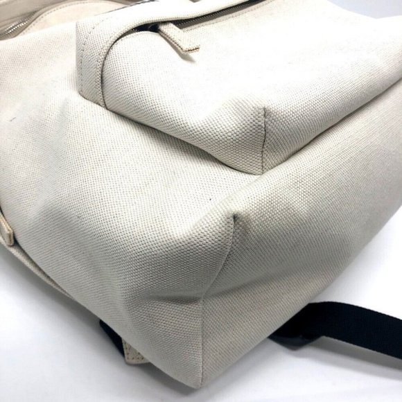BALENCIAGA logo Backpack Canvas White - Picture 10 of 12